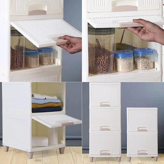 Neat & Versatile 5-Tier Drawer and Shelf Storage