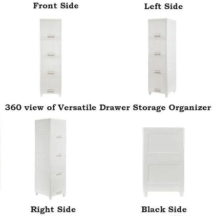 Neat & Versatile 5-Tier Drawer and Shelf Storage